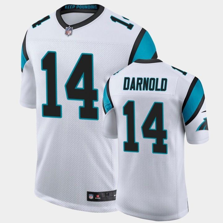 Men Carolina Panthers #14 Sam Darnold Nike White Limited NFL Jersey->carolina panthers->NFL Jersey
